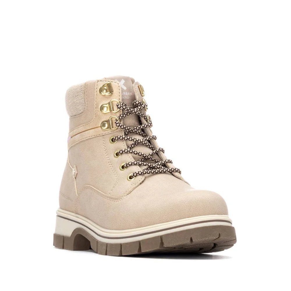 Boots in ecopelle beige