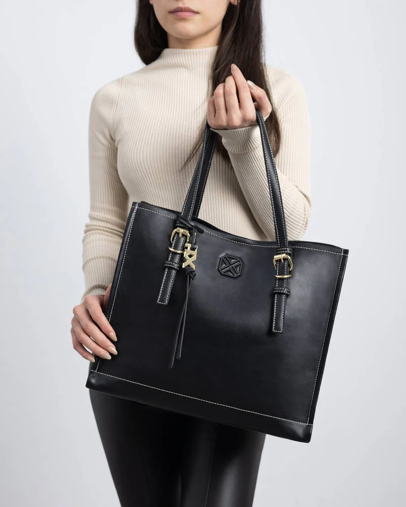 Borsa tote a mano con tracolle