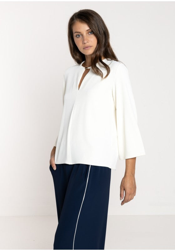 Blusa dettaglio oro