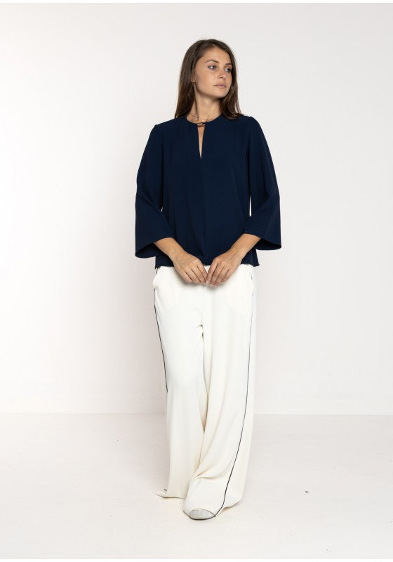 Blusa dettaglio oro