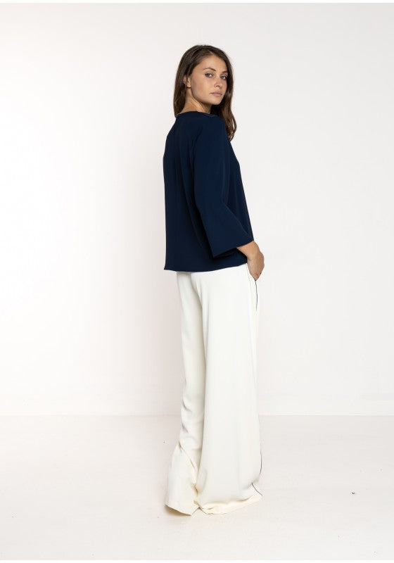 Blusa dettaglio oro