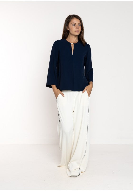 Blusa dettaglio oro