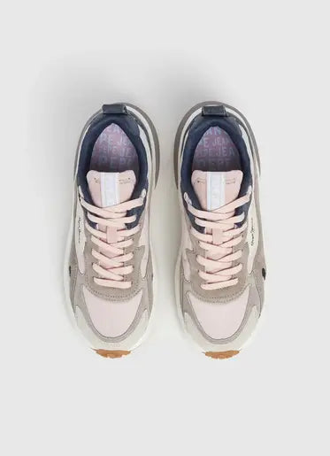 Sneakers in pelle scamosciata