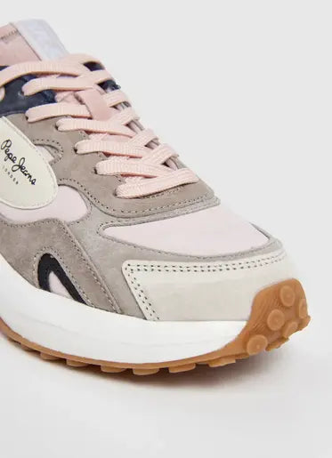 Sneakers in pelle scamosciata