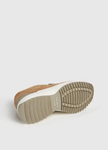 Sneakers in pelle scamosciata