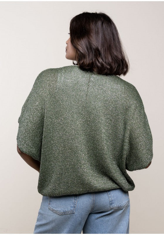 Cardigan lurex