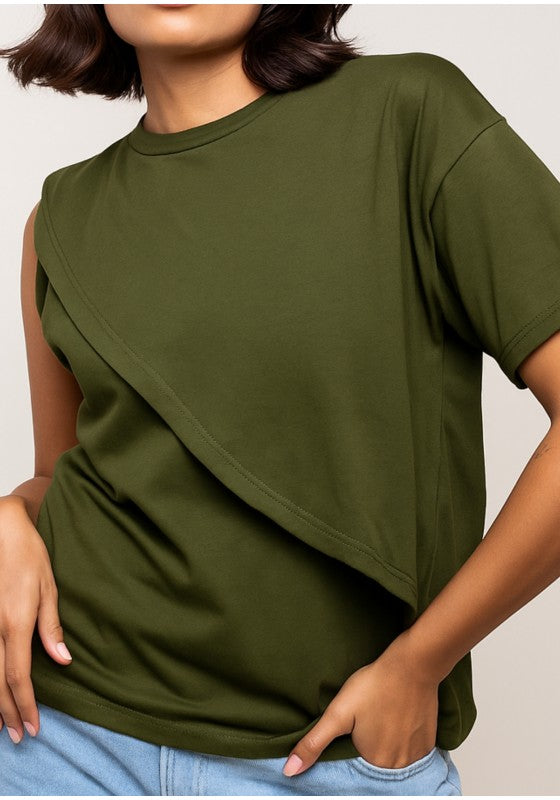 T-shirt asimmetrica