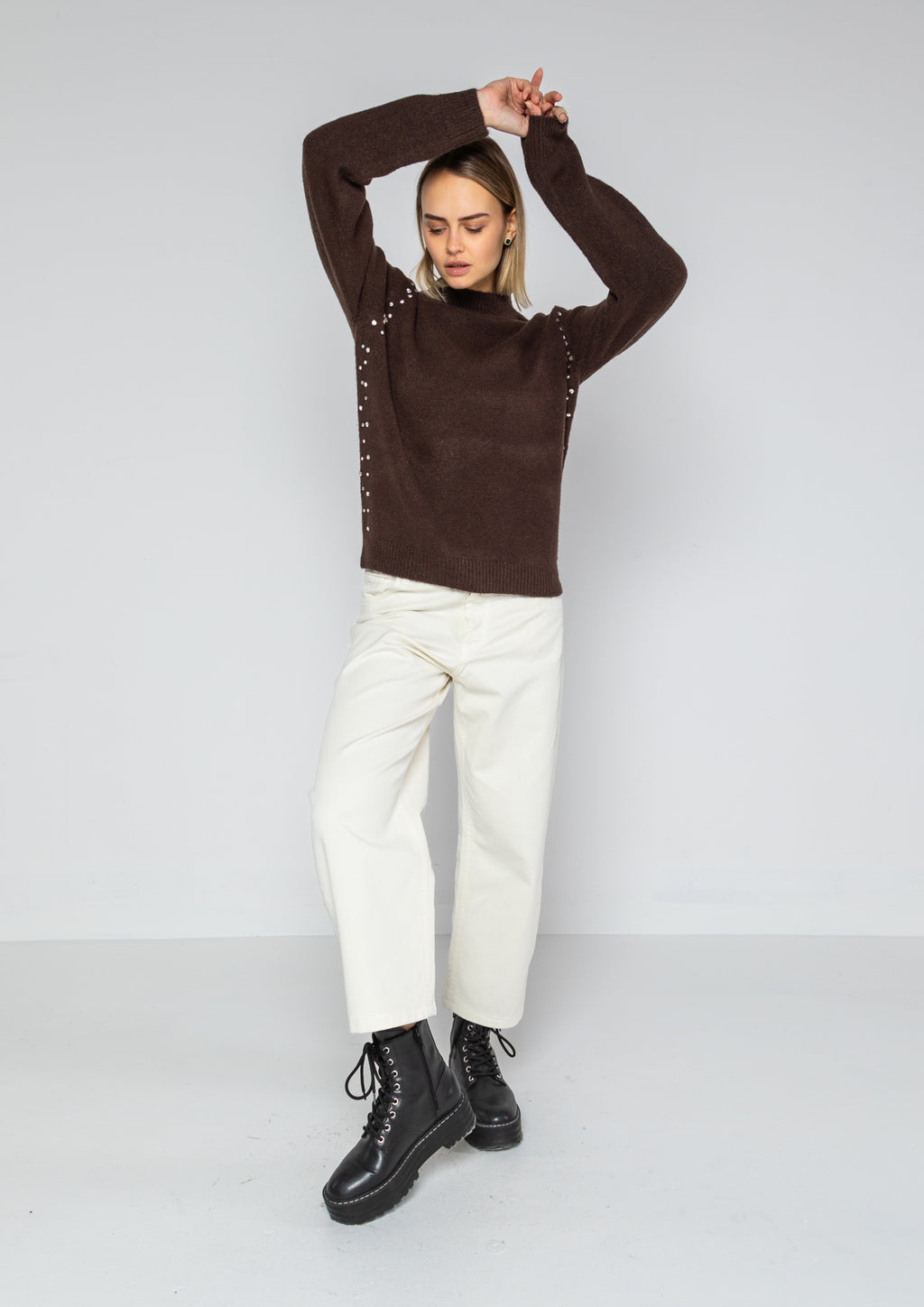 Maglia con applicazioni